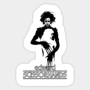 edward scissorshand grunge Sticker